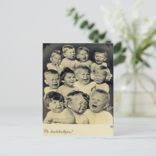 Vintage 10 briefkaart (Staand voorkant)