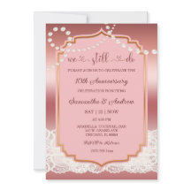 Vintage 10de huwelijksverjaardagsfeest