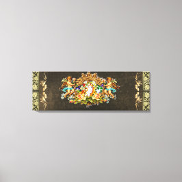 Vintage 114 canvas afdruk