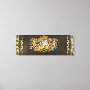 Vintage 114 canvas afdruk