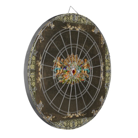 Vintage 114 dartbord (Voorkant Links)