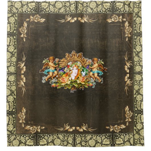 Vintage 114 douchegordijn (Voorkant)