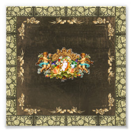 Vintage 114 foto afdruk