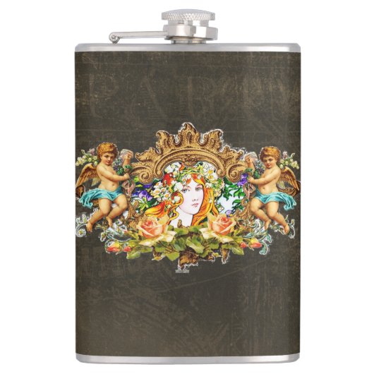 Vintage 114 heupfles (Voorkant)