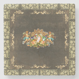 Vintage 114 stenen onderzetter