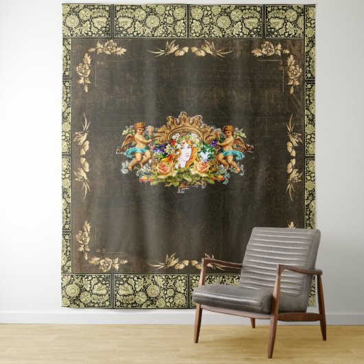 Vintage 114 wandkleed (In situ)