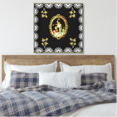 Vintage 115 canvas afdruk (Insitu (Slaapkamer))