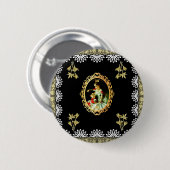 Vintage 115 ronde button 5,7 cm (Voorkant /achterkant)