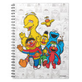 Vintage 123 Sesame Street Notitieboek (Voorkant)