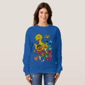 Vintage 123 Sesamstraat 2 Trui (Voorkant volledig)