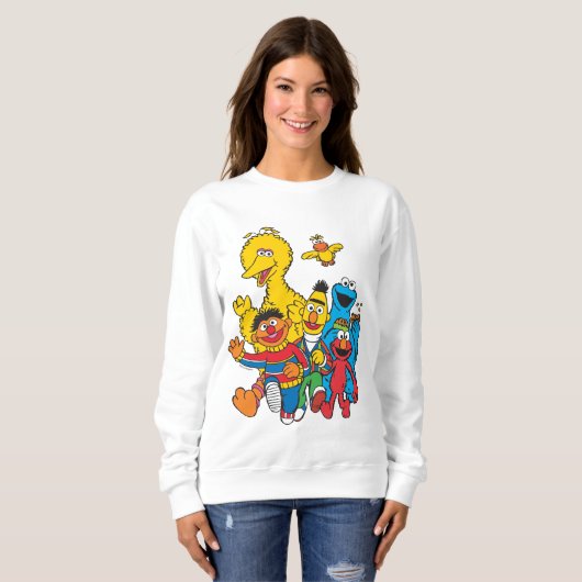 Vintage 123 Sesamstraat 2 Trui (Voorkant volledig)