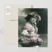 Vintage 12 briefkaart (Voorkant / Achterkant)