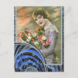 Vintage 13 briefkaart