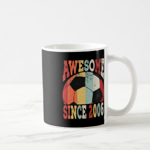 Vintage 13e verjaardag Voetbal Geweldig Sinds 2006 Koffiemok