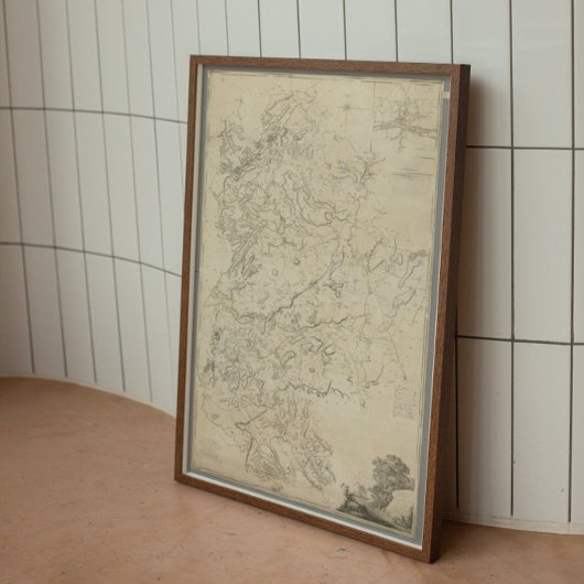 VINTAGE 1765 HET LAND BEDFORD POSTER