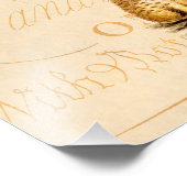 Vintage 1800: Paddenstoel Sjabloon Foto Afdruk (Hoek)