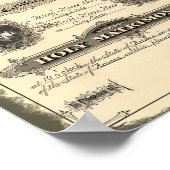 Vintage 1800: Posters van het huwelijksvaarbevoegd (Hoek)