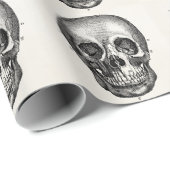 Vintage 1800 Skelet Skelet Cadeaupapier (Rol Hoek)