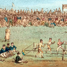 Vintage 1800s Poster van de knokkelknoeier