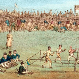 Vintage 1800s Poster van de knokkelknoeier