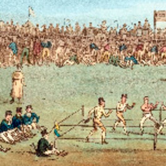 Vintage 1800s Poster van de knokkelknoeier