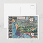 Vintage 1871 Kaart van Los Angeles (Voorkant / Achterkant)