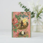 Vintage 1880's Fireman Firefighter Hoesje Briefkaart (Staand voorkant)