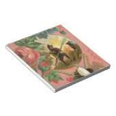 Vintage 1880's Fireman Firefighter Hoesje Notitieblok (Schuin)