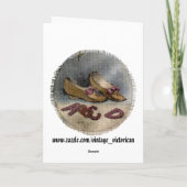 Vintage 1885 Goody Two Shoes Wenskaart Kaart (Achterkant)