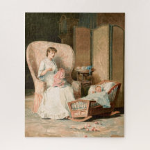 Vintage 1888: Baby voor moeder en slaap, teruggeze