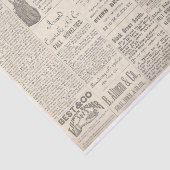 Vintage 1889 Reclame Tissuepapier (Detail)