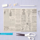 Vintage 1889 Reclame Tissuepapier (Craft)