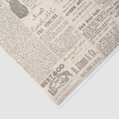 Vintage 1889 Reclame Tissuepapier (Detail)