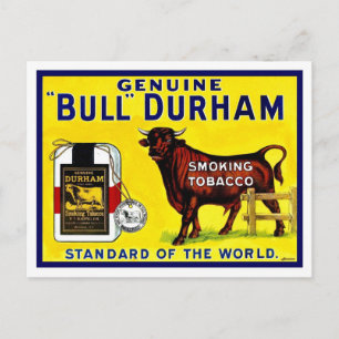 Vintage 1890 Bull Durham Briefkaart