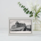 Vintage 1890 Chateau Frontenac Quebec Montreal Briefkaart (Staand voorkant)