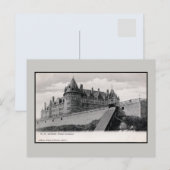 Vintage 1890 Chateau Frontenac Quebec Montreal Briefkaart (Voorkant / Achterkant)