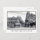 Vintage 1890 Fremantle, Perth, Australië Briefkaart (Voorkant / Achterkant)
