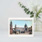 Vintage 1890 Palermo Sicilië Cathedraal Briefkaart (Staand voorkant)