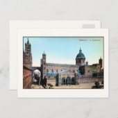 Vintage 1890 Palermo Sicilië Cathedraal Briefkaart (Voorkant / Achterkant)