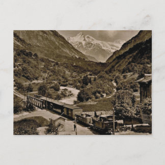 Vintage, 1890, Spoorweg Grindelwald Briefkaart