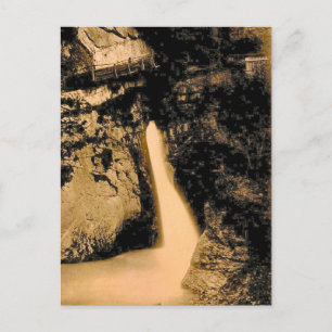 Vintage, 1890, Trummelbach Herfsten, Lauterbrunnen Briefkaart