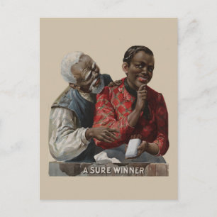 Vintage 1895 Cigar Ad African American Briefkaart