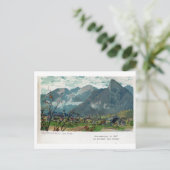 Vintage 1897 Oberammergau Bavaria litho Briefkaart (Staand voorkant)