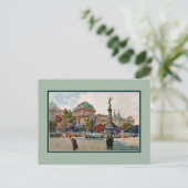 Vintage 1900 Universiteit Wenen Briefkaart (Staand voorkant)