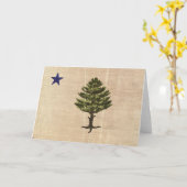 Vintage 1901 Lege motorpas Kaart (Gele Bloem)