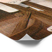 Vintage 1903 Wasserij Advertentie Poster (Hoek)