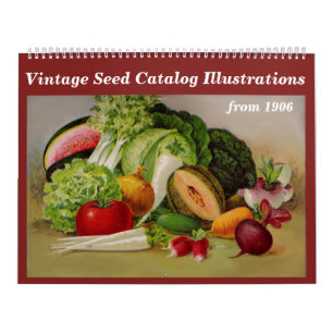 Vintage -1906 - Illustraties van de rassenlijst vo Kalender