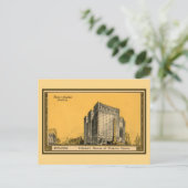 Vintage 1910 (eerste) Hotel Statler Buffalo NY Briefkaart (Staand voorkant)