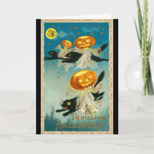 Vintage 1910 Haloween Kaart