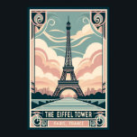 Vintage 1910 Parijs Eiffeltoren Art Deco Poster<br><div class="desc">· Dit prachtige Art Deco-stijl poster heeft een afbeelding van de Eiffeltoren. De strakke lijnen en het gedurfde ontwerp vieren de elegantie van Parijs en leggen de tijdloze schoonheid van de architectuur en charme van de stad vast. Perfect voor liefhebbers van Parijs, vintage reiskunst en retro-inrichting, dit stuk voegt een...</div>